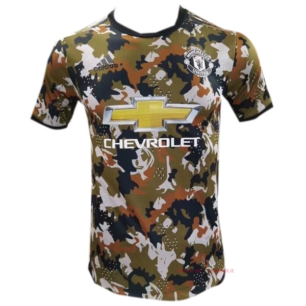 Maillot Om Pas Cher adidas Spécial Camiseta Manchester United 2021 2022 Vert