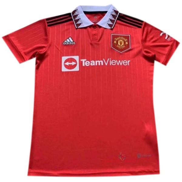 Maillot Om Pas Cher adidas Thailande Domicile Maillot Manchester United 2022 2023 Rouge