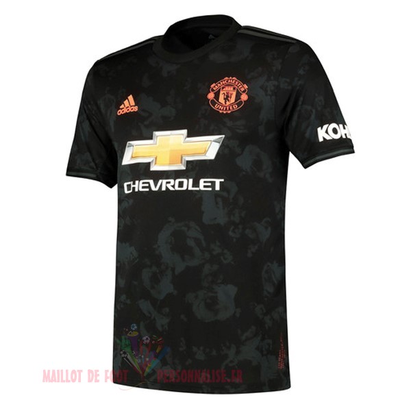 Maillot Om Pas Cher adidas Third Maillot Manchester United 2019 2020 Noir