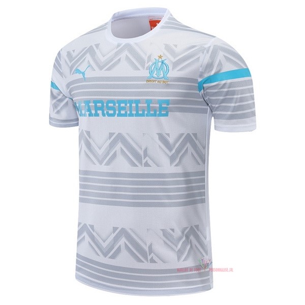 Maillot Om Pas Cher PUMA Entrainement Marseille 2022 2023 Blanc I Bleu
