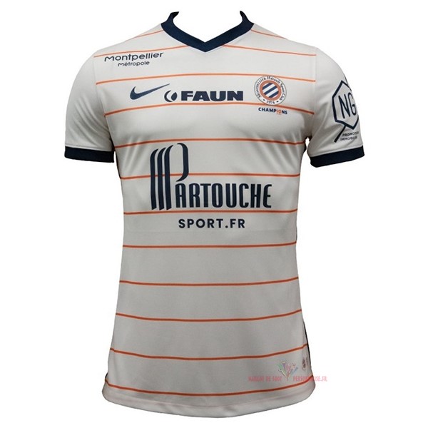 Maillot Om Pas Cher Nike Thailande Domicile Camiseta Montpellier 2021 2022 Blanc