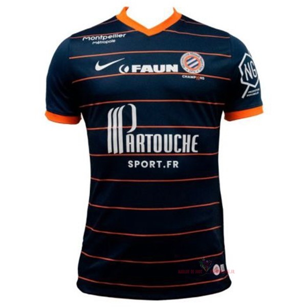 Maillot Om Pas Cher Nike Thailande Exterieur Camiseta Montpellier 2021 2022 Bleu