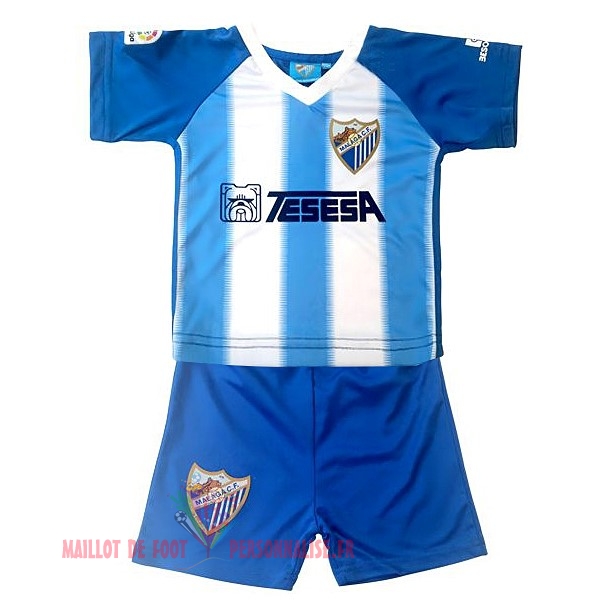 Maillot Om Pas Cher Nike Domicile Ensemble Enfant Málaga CF 2018-2019 Bleu Blanc