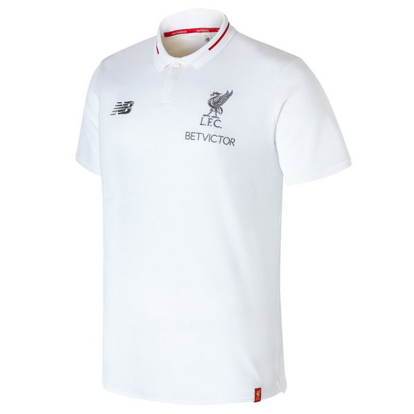 Maillot Om Pas Cher New Balance Polo Liverpool 2017 2018 Blanc Rouge