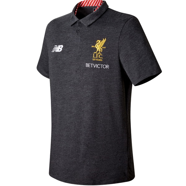 Maillot Om Pas Cher New Balance Polo Liverpool 2017 2018 Gris