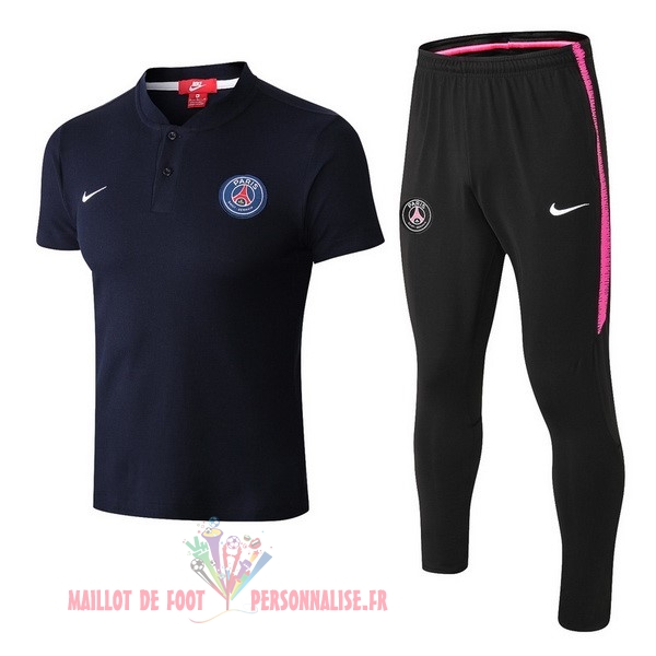 Maillot Om Pas Cher Nike Ensemble Polo Paris Saint Germain 2018-2019 Bleu