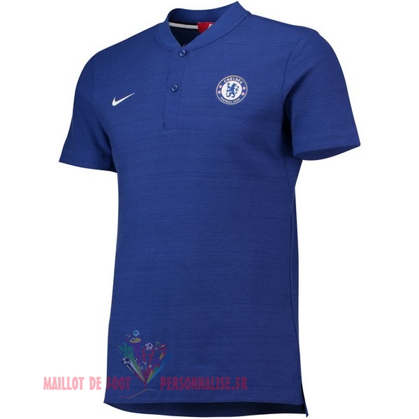 Maillot Om Pas Cher Nike Polo Chelsea 2018-2019 Bleu