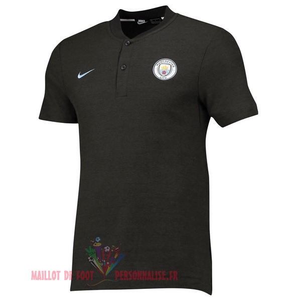 Maillot Om Pas Cher Nike Polo Manchester City 2018-2019 Gris