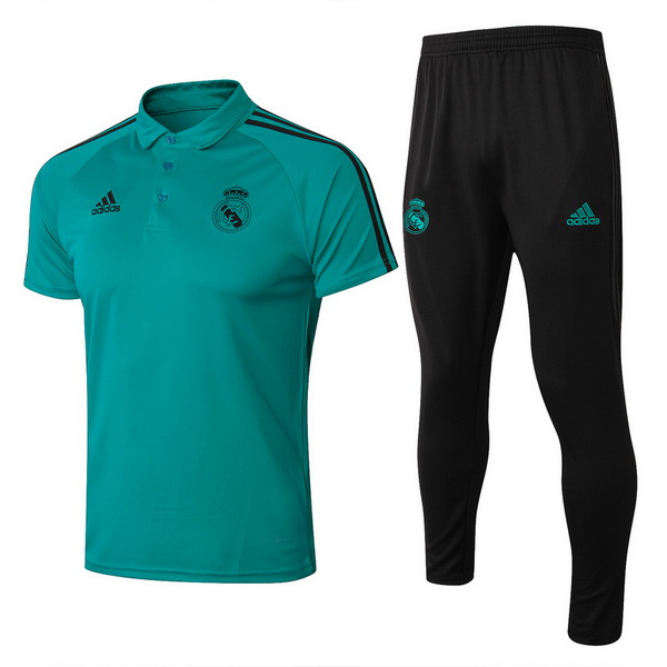 Maillot Om Pas Cher adidas Ensemble Polo Real Madrid 2017 2018 Vert