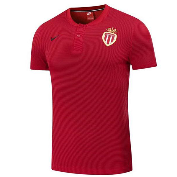 Maillot Om Pas Cher adidas Polo AS Monaco 2017 2018 Rouge