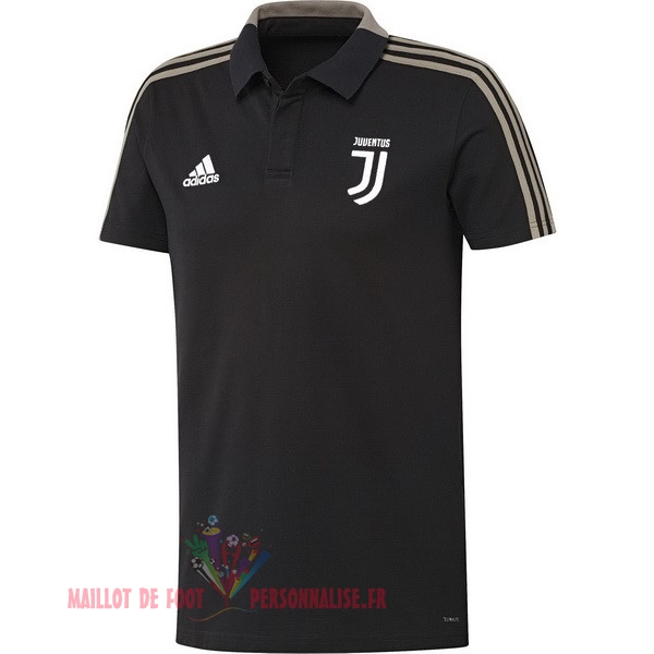 Maillot Om Pas Cher adidas Polo Juventus 2018-2019 Noir