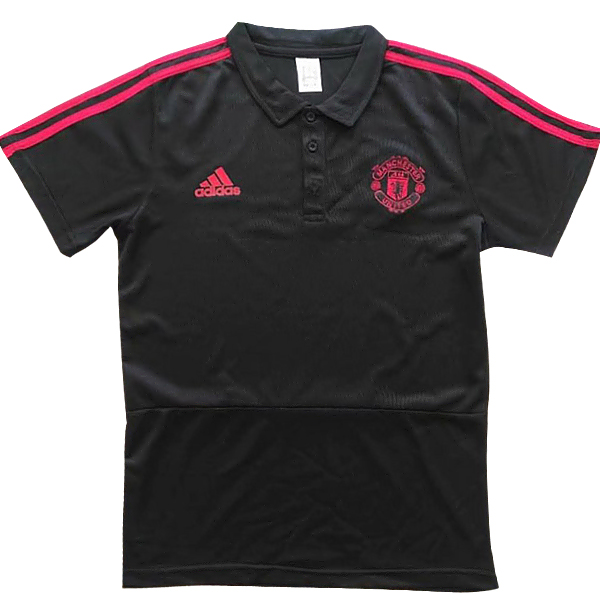 Maillot Om Pas Cher adidas Polo Manchester United 2017 2018 Noir Marine Rouge