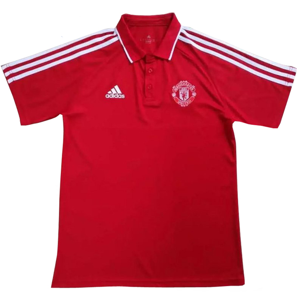 Maillot Om Pas Cher adidas Polo Manchester United 2017 2018 Rouge