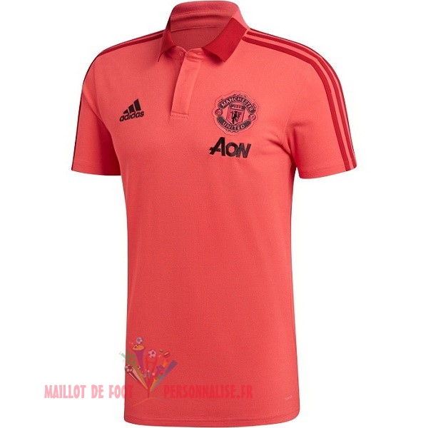 Maillot Om Pas Cher adidas Polo Manchester United 2018-2019 Rouge