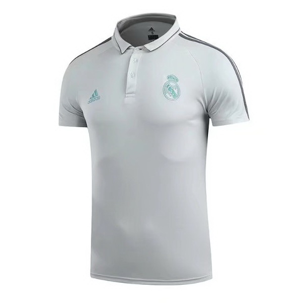 Maillot Om Pas Cher adidas Polo Real Madrid 2017 2018 Blanc Vert