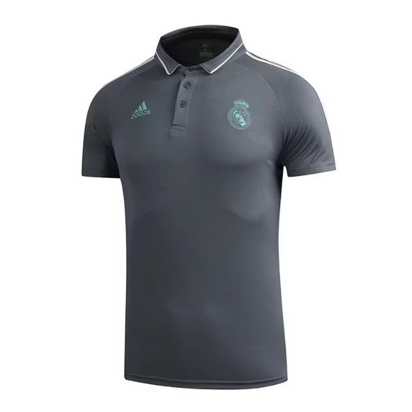 Maillot Om Pas Cher adidas Polo Real Madrid 2017 2018 Gris