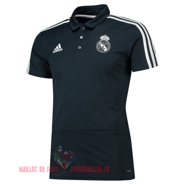 Maillot Om Pas Cher adidas Polo Real Madrid 2018-2019 Noir