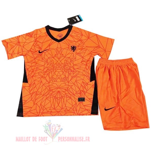 Maillot Om Pas Cher Nike Domicile Conjunto De Enfant Pays-Bas 2020 Orange