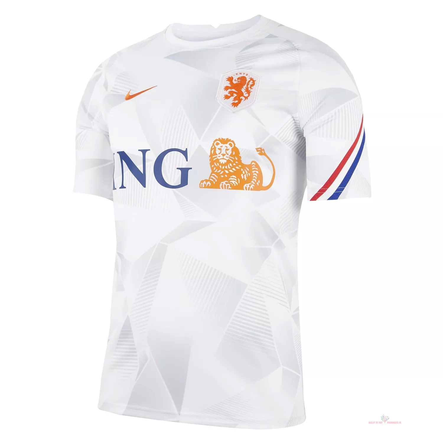 Maillot Om Pas Cher Nike Entrainement Paesi Bassi 2021 Blanc
