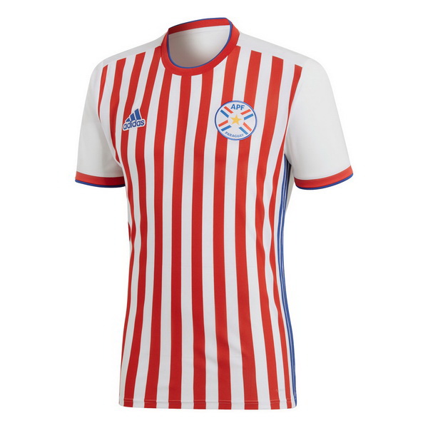 Maillot Om Pas Cher adidas Domicile Maillots Paraguay 2018 Rouge