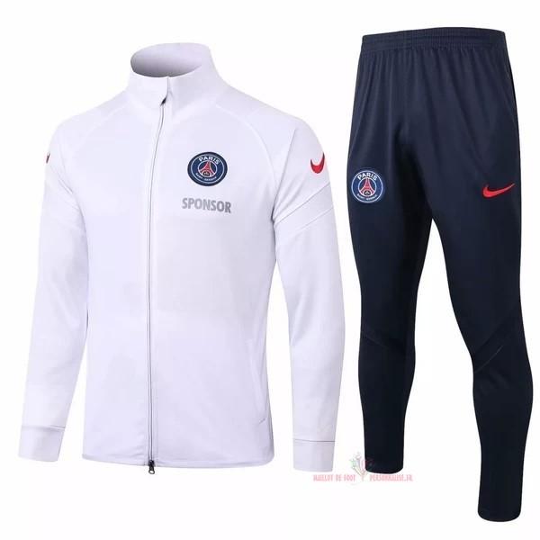 Maillot Om Pas Cher Nike Survêtements Paris Saint Germain 2020 2021 Blanc Noir