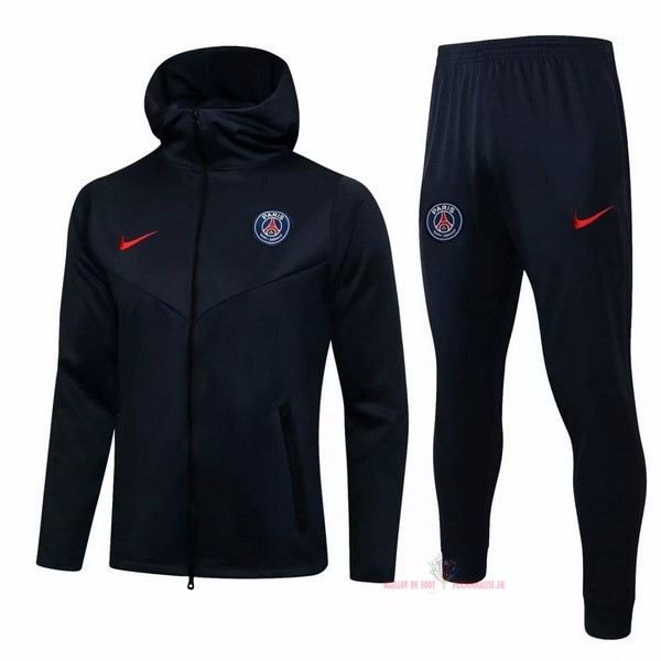Maillot Om Pas Cher Nike Chaqueta Con Capucha Paris Saint Germain 2021 2022 Bleu Marine