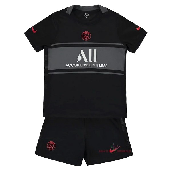 Maillot Om Pas Cher Nike Third Conjunto De Enfant Paris Saint Germain 2021 2022 Noir