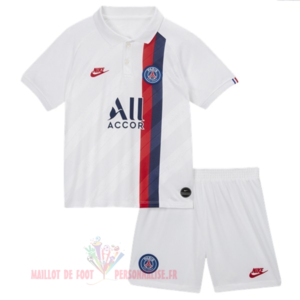 Maillot Om Pas Cher Nike Third Ensemble Enfant Paris Saint Germain 2019 2020 Blanc