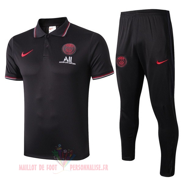 Maillot Om Pas Cher Nike Ensemble Polo Paris Saint Germain 2019 2020 Rouge Noir Blanc