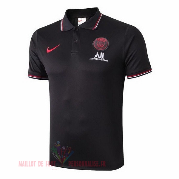 Maillot Om Pas Cher Nike Polo Paris Saint Germain 2019 2020 Rouge Noir