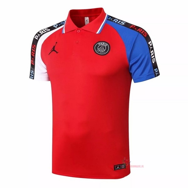 Maillot Om Pas Cher Nike Polo Paris Saint Germain 2020 2021 Rouge Blanc Bleu