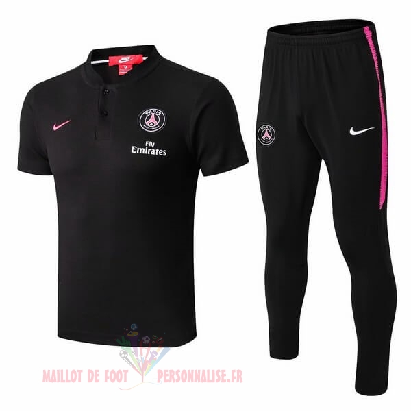 Maillot Om Pas Cher Nike Ensemble Polo Paris Saint Germain 2018 2019 Noir Rose