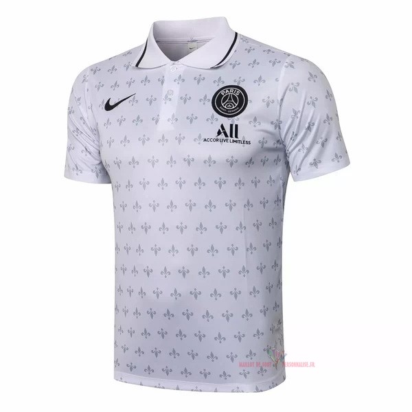 Maillot Om Pas Cher Nike Polo Paris Saint Germain 2021 2022 Blanc
