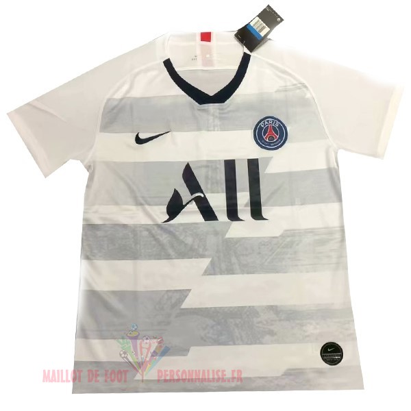 Maillot Om Pas Cher Nike Entrainement Paris Saint Germain 2019 2020 Blanc Gris