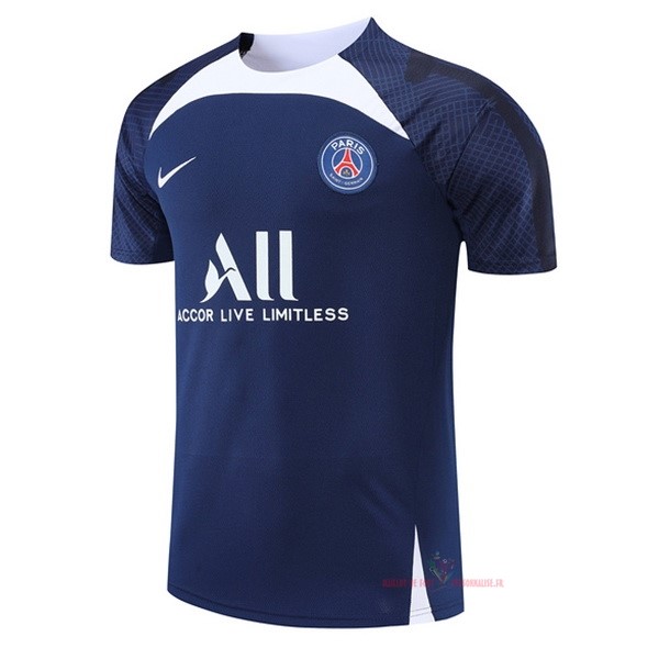 Maillot Om Pas Cher Nike Entrainement Paris Saint Germain 2022 2023 Bleu I Blanc
