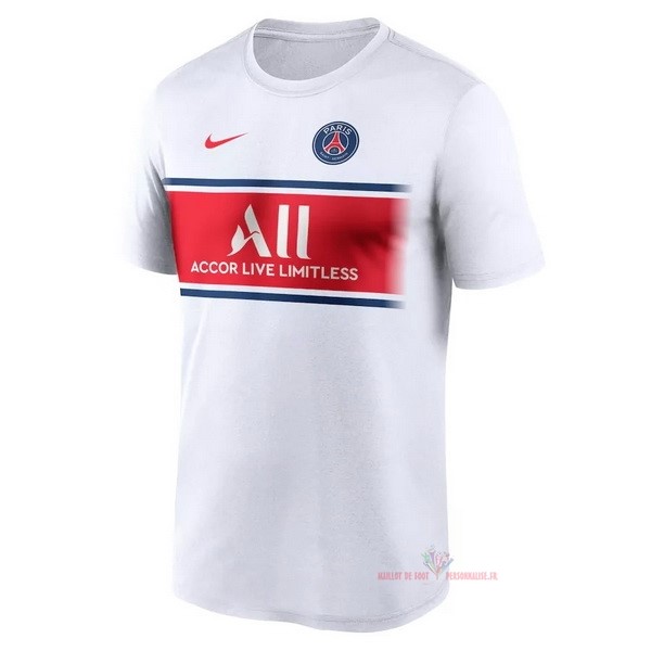 Maillot Om Pas Cher Nike Entrainement Paris Saint Germain I 2021 2022 Blanc