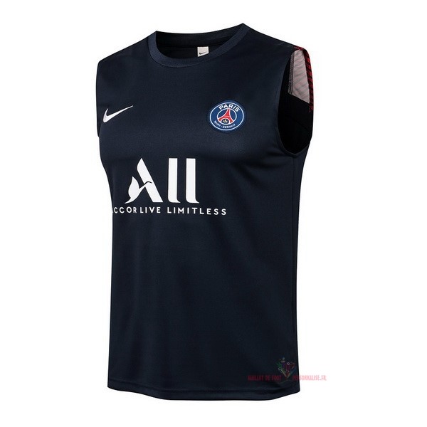 Maillot Om Pas Cher Nike Entrainement Sin Mangas Paris Saint Germain 2021 2022 Bleu Marine