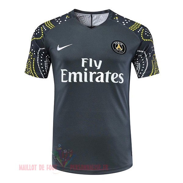 Maillot Om Pas Cher Nike Entrainement Paris Saint Germain 2019 2020 Noir Jaune