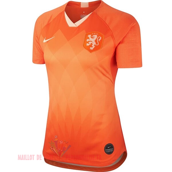 Maillot Om Pas Cher Nike Domicile Maillot Femme Pays Bas 2019 Orange
