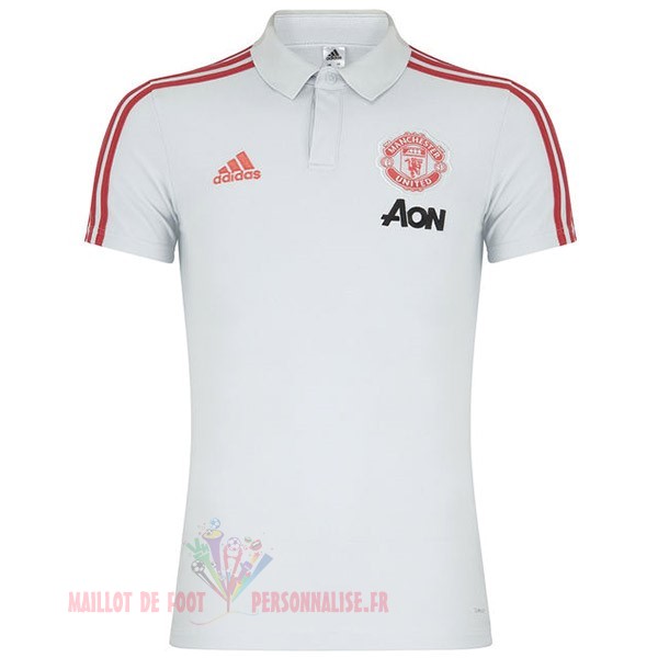 Maillot Om Pas Cher Adidas Polo Manchester United 2019 2020 Blanc