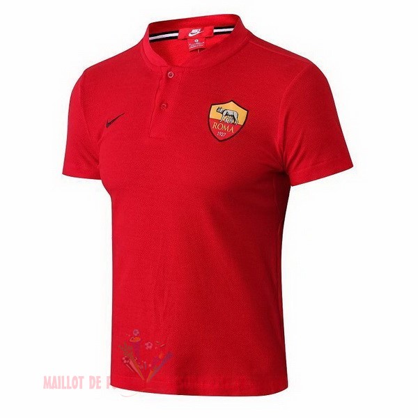 Maillot Om Pas Cher Nike Polo AS Roma 2018 2019 Rouge