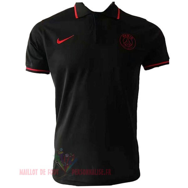 Maillot Om Pas Cher Nike Polo Paris Saint Germain 2019 2020 Noir Rouge