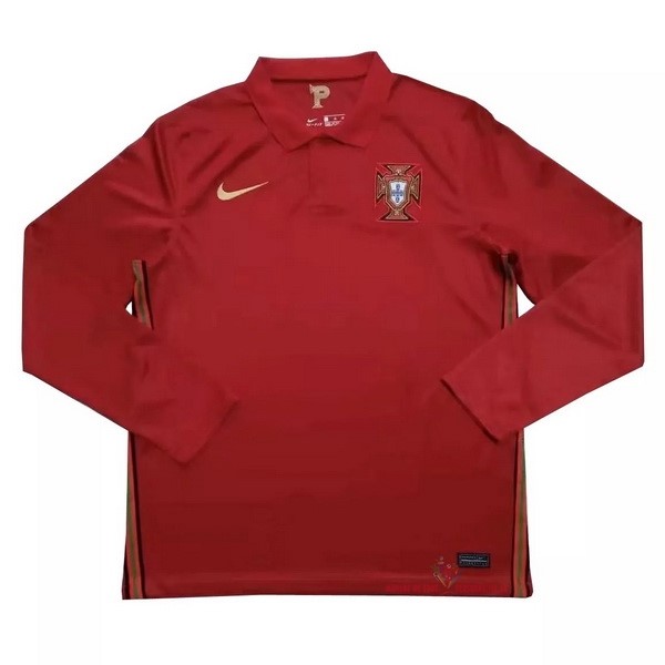 Maillot Om Pas Cher Nike Domicile Manches Longues Portugal 2020 Rouge