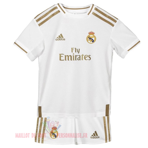 Maillot Om Pas Cher adidas Domicile Ensemble Enfant Real Madrid 2019 2020 Blanc