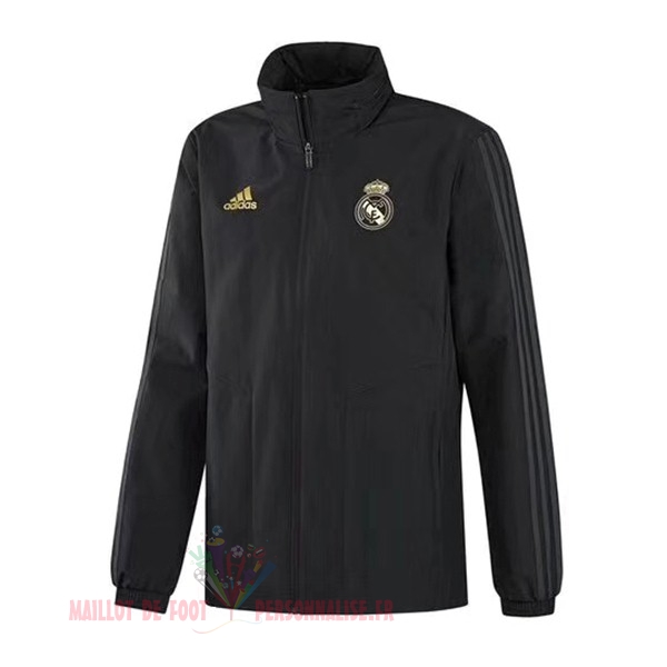 Maillot Om Pas Cher adidas Coupe Vent Real Madrid 2019 2020 Noir Jaune