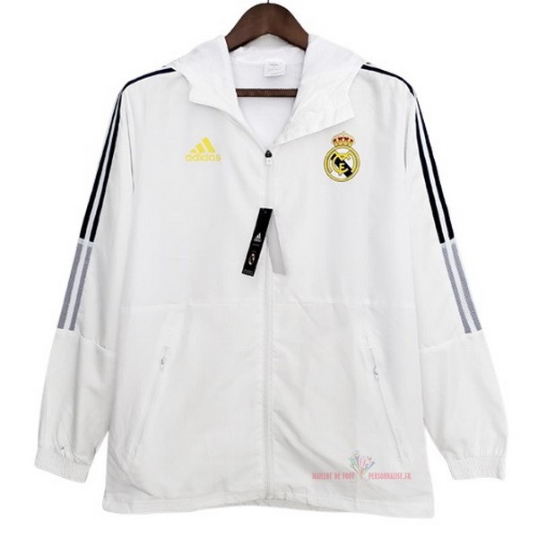 Maillot Om Pas Cher adidas Coupe Vent Real Madrid 2022 2023 Blanc