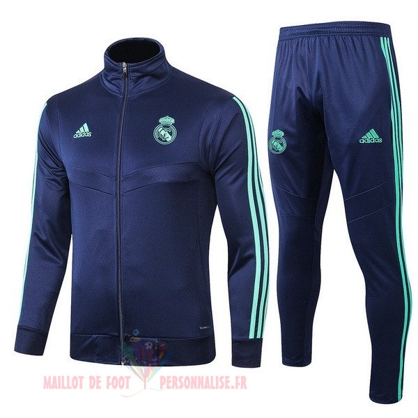 Maillot Om Pas Cher adidas Survêtements Real Madrid 2019 2020 Bleu Marine Vert