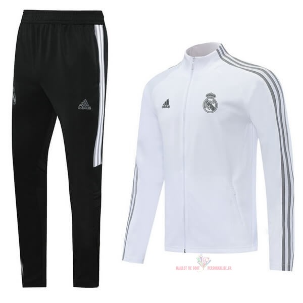 Maillot Om Pas Cher adidas Survêtements Real Madrid 2020 2021 Blanc