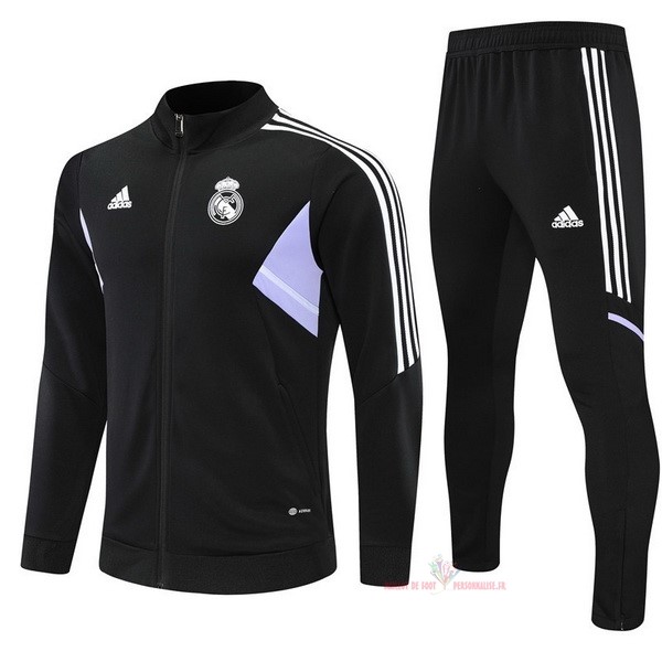 Maillot Om Pas Cher adidas Survêtements Real Madrid 2022 2023 Noir Purpura