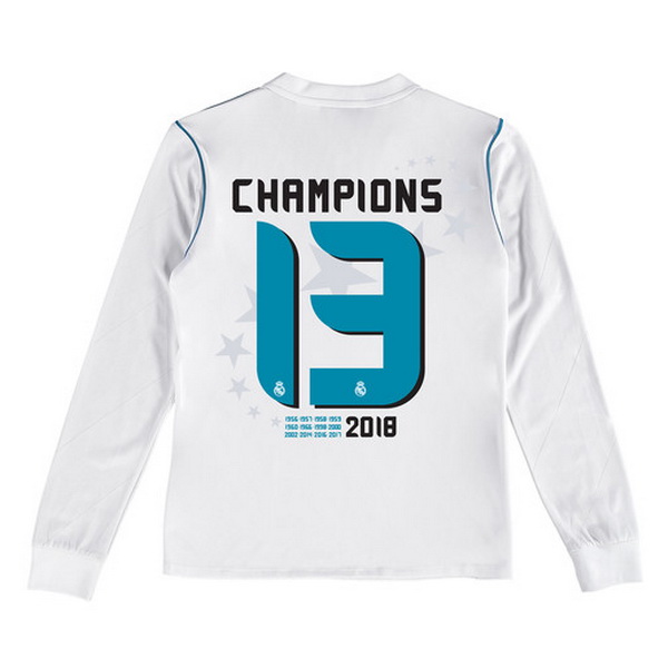 Maillot Om Pas Cher adidas Champions 13 Domicile Maillots Manches Longues Enfant Real Madrid 2017 2018 Blanc